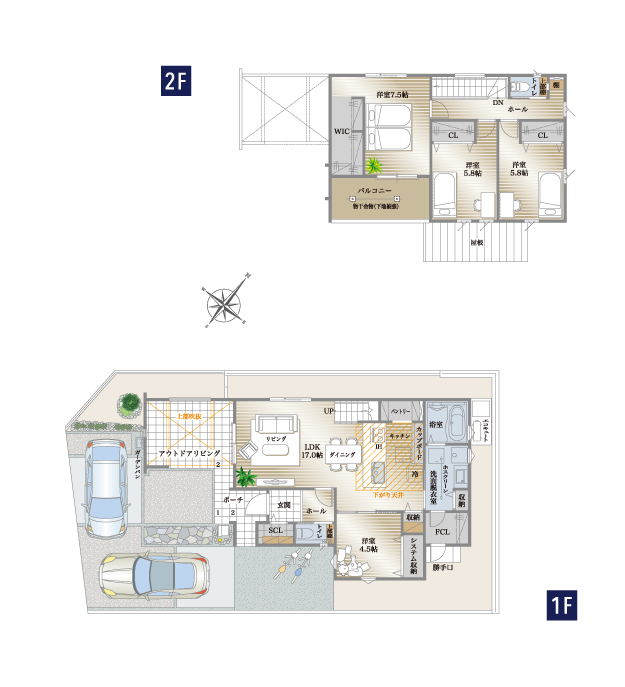 8号地の間取り画像