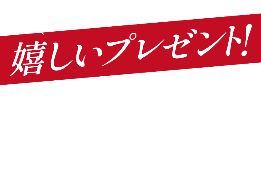 100万円分のプレミアムオプション権プレゼント